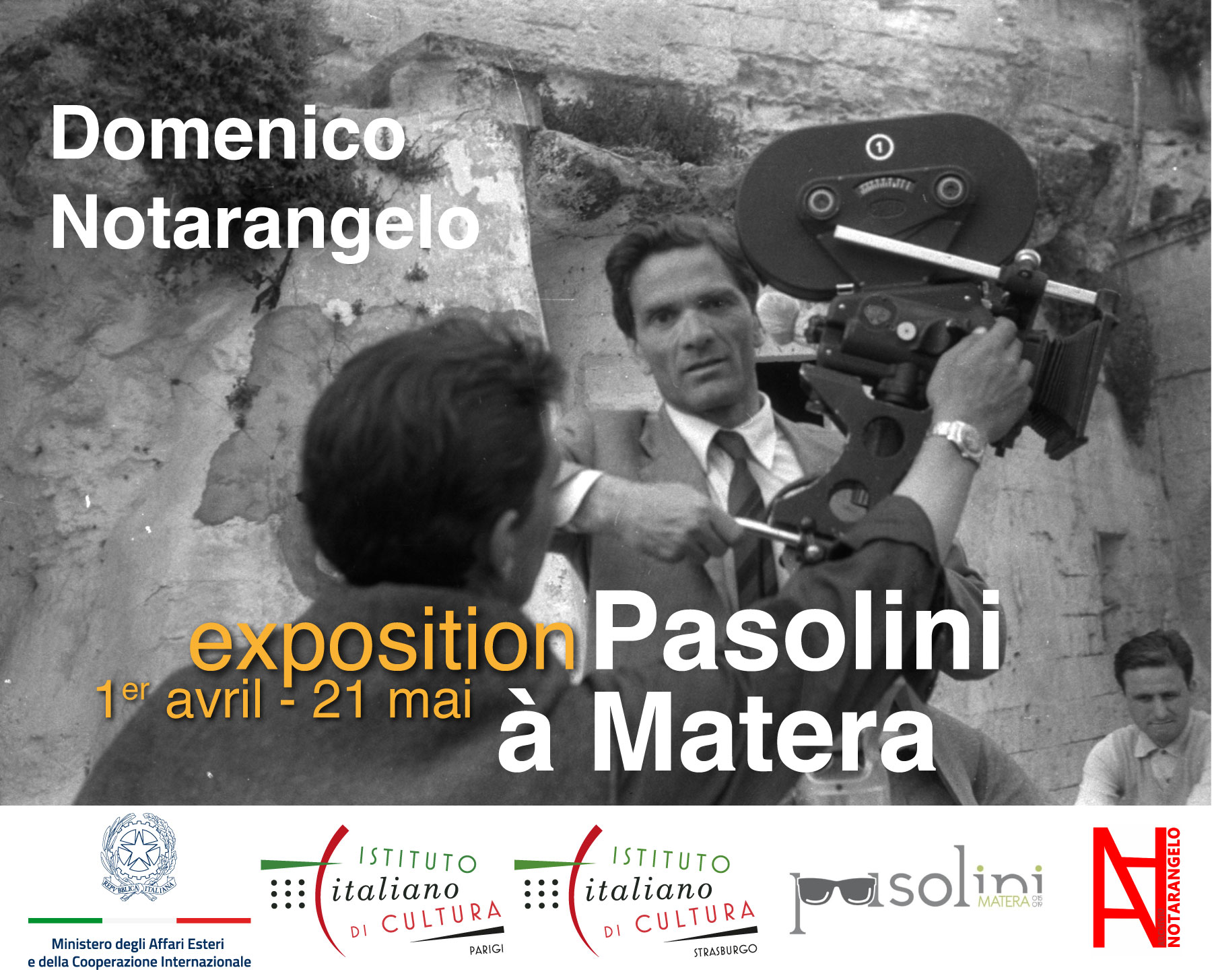 Expo:Domenico Notarangelo : Pasolini à Matera