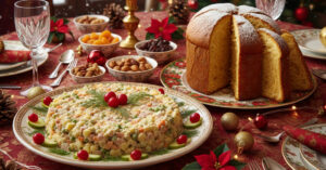 Insalata russa e Panettone