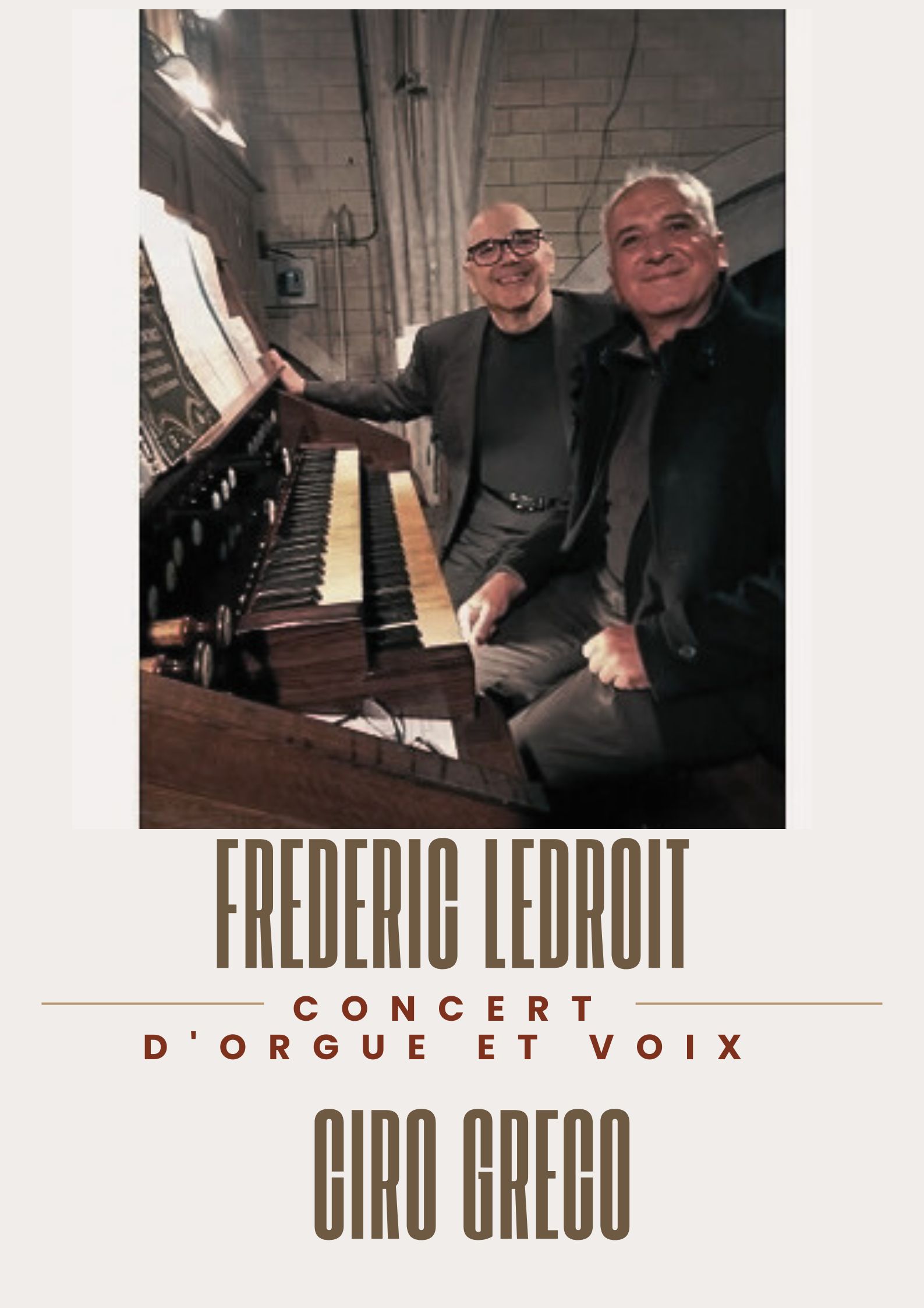 Concert d’orgue et voix
